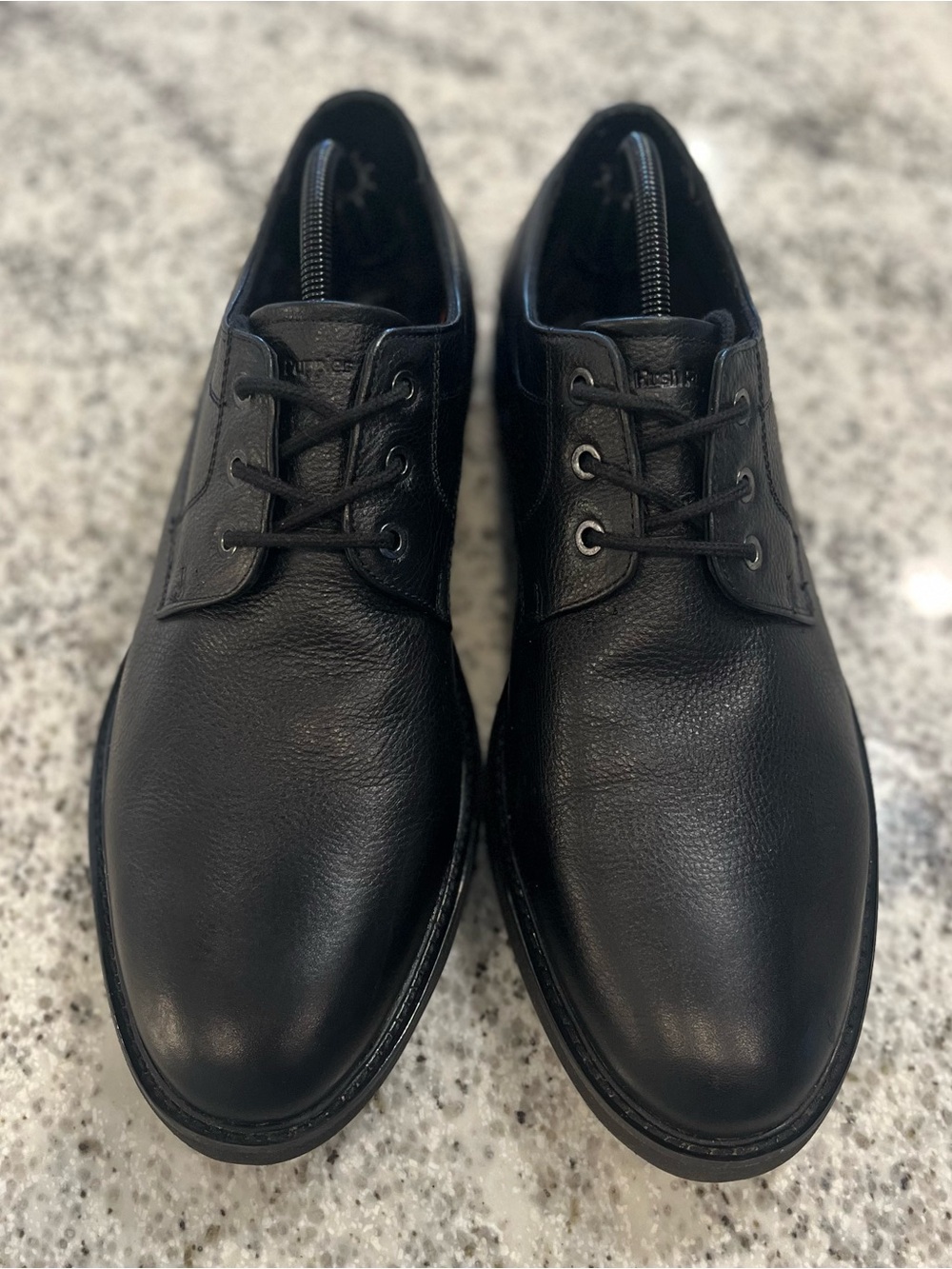 Hush Puppies Men’s Size 13 Detroit Plain Toe Oxford Black Shoes Laces